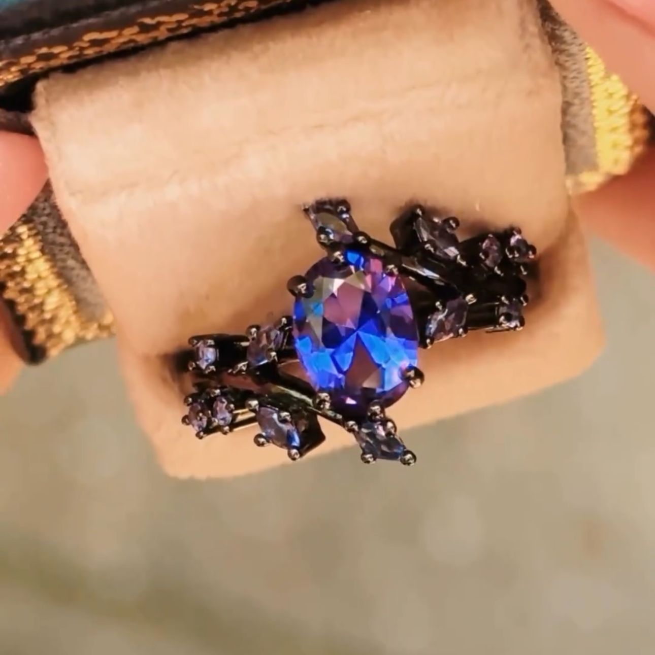 Sapphire Blaze (Ayarlanabilir Yüzük)