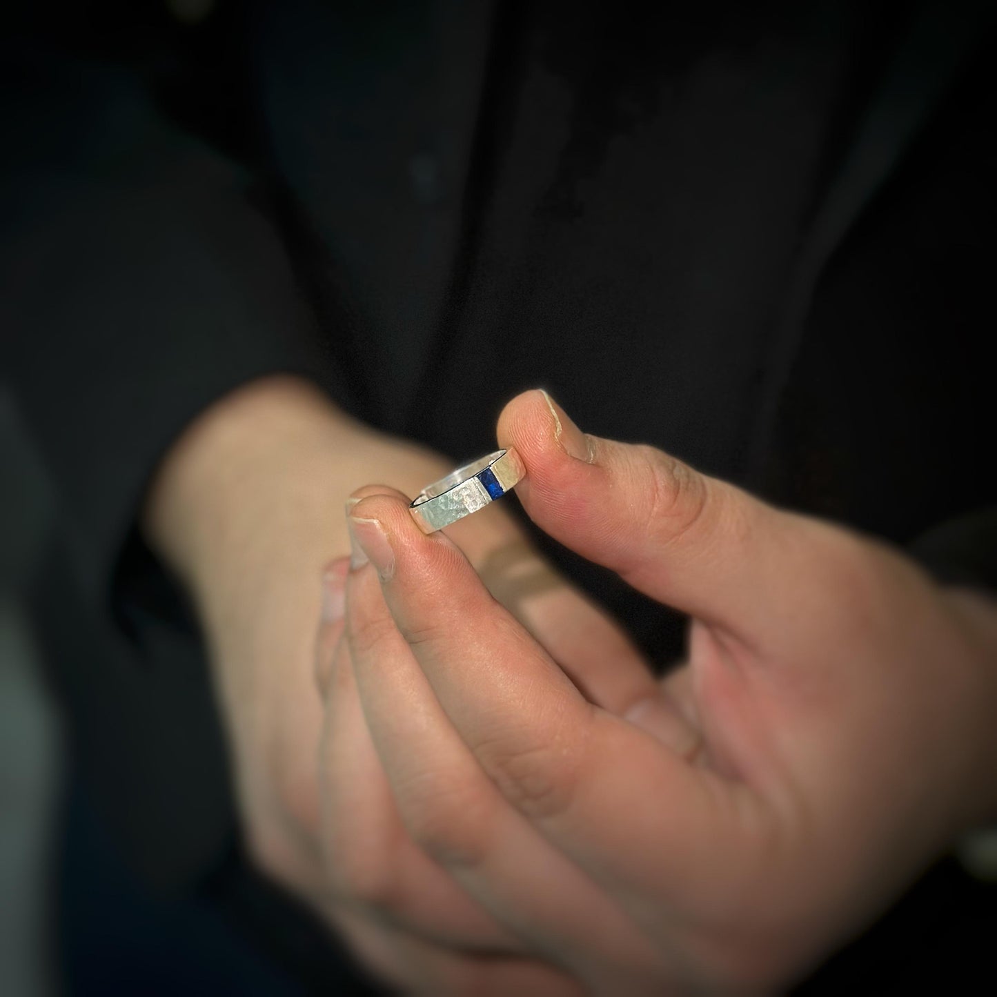 Golden Blaze Man (Ayarlanabilir Yüzük)