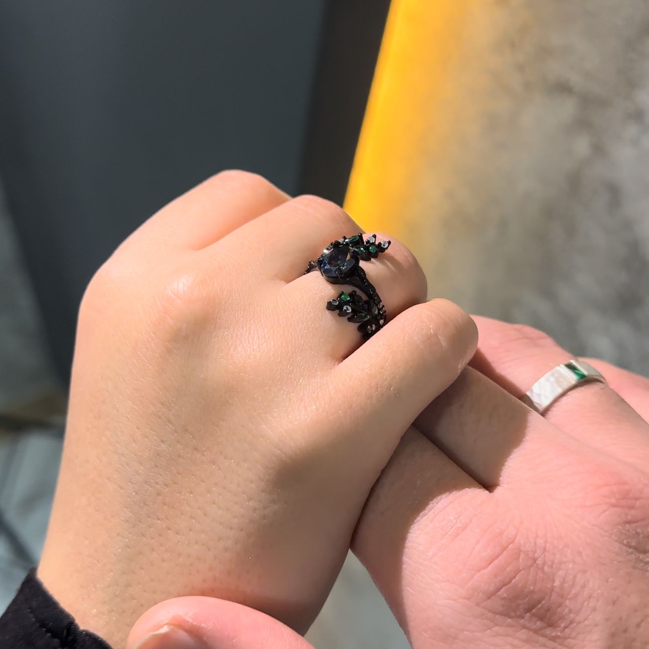 Mystic Blaze Çift Yüzüğü (Ayarlanabilir)