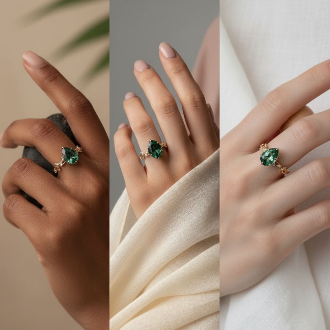 Emerald Grove (Ayarlanabilir Yüzük)