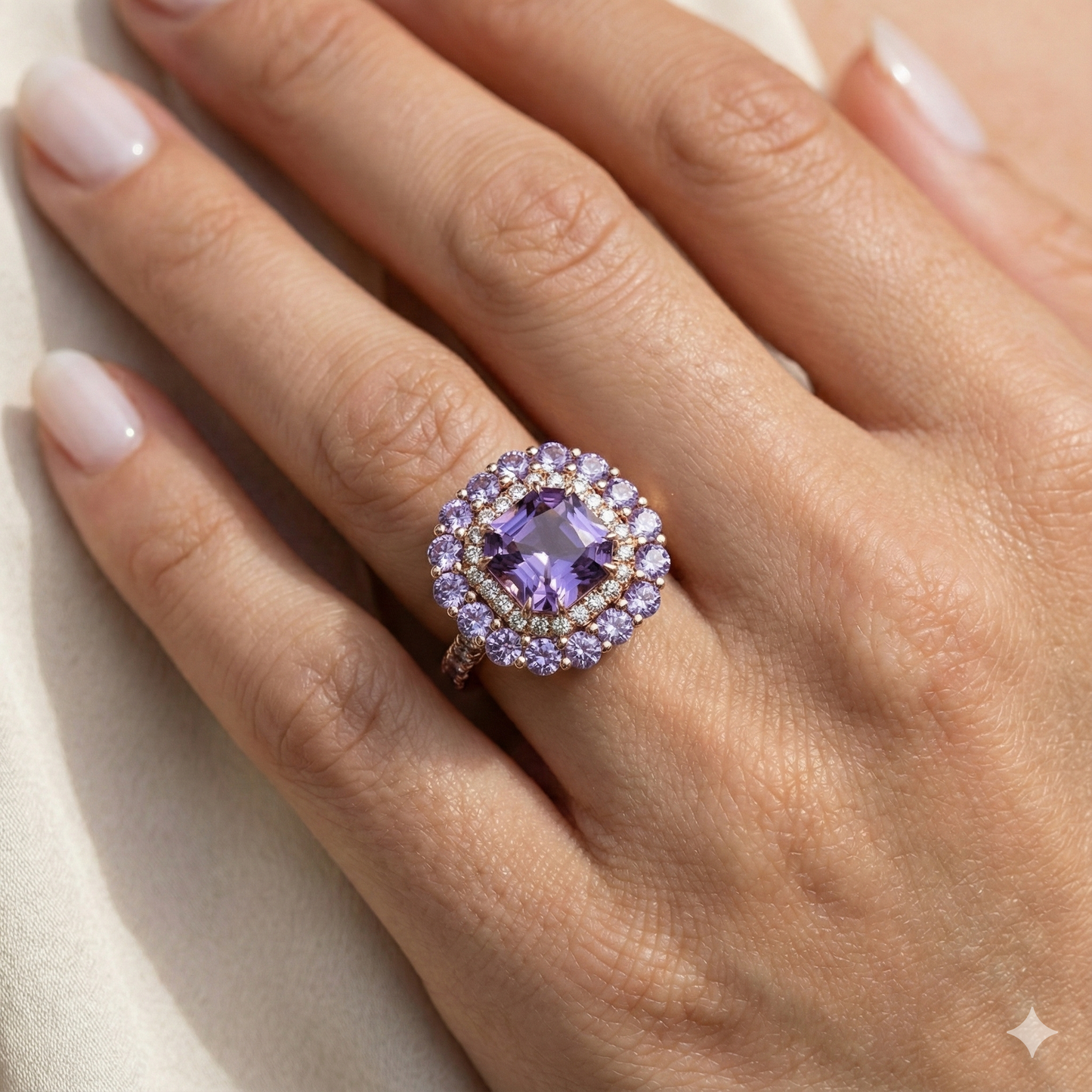 Imperial Amethyst (Ayarlanabilir Yüzük)