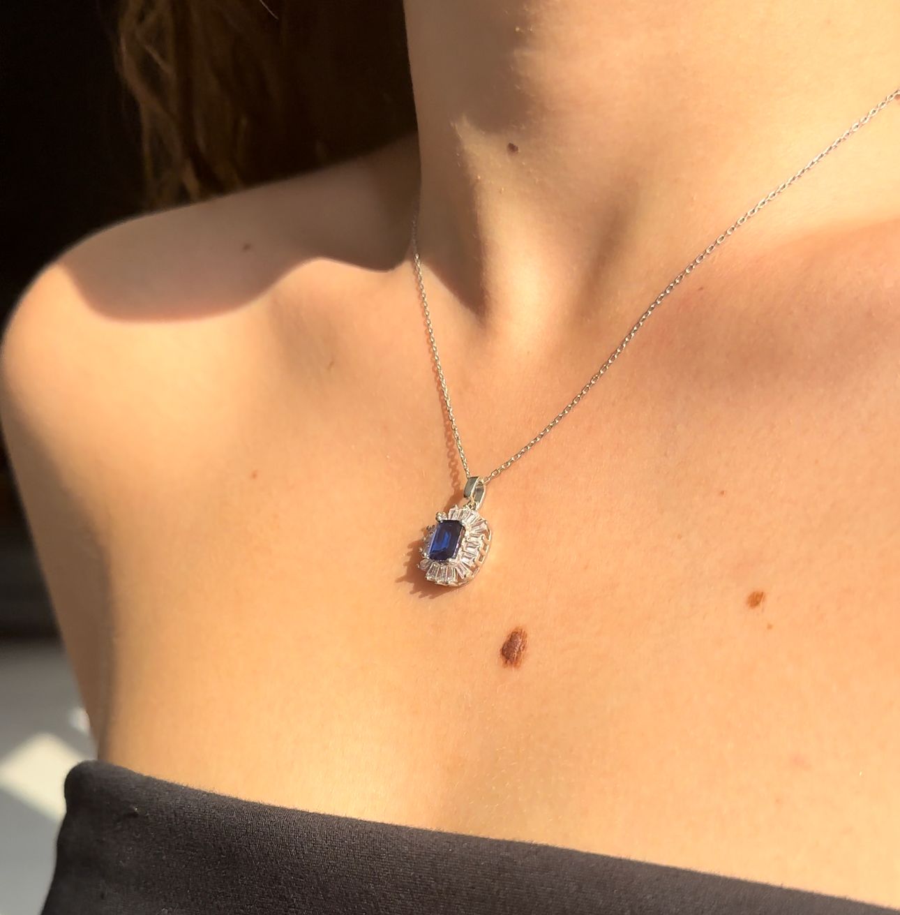 Sapphire Collana Baguette (design speciale)