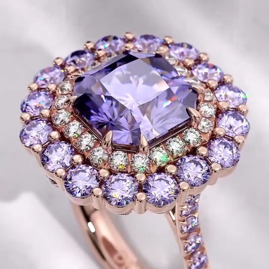 Imperial Amethyst (Ayarlanabilir Yüzük)