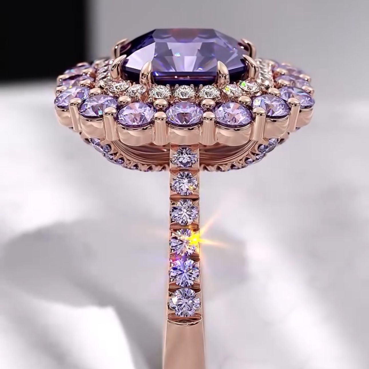 Imperial Amethyst (Ayarlanabilir Yüzük)