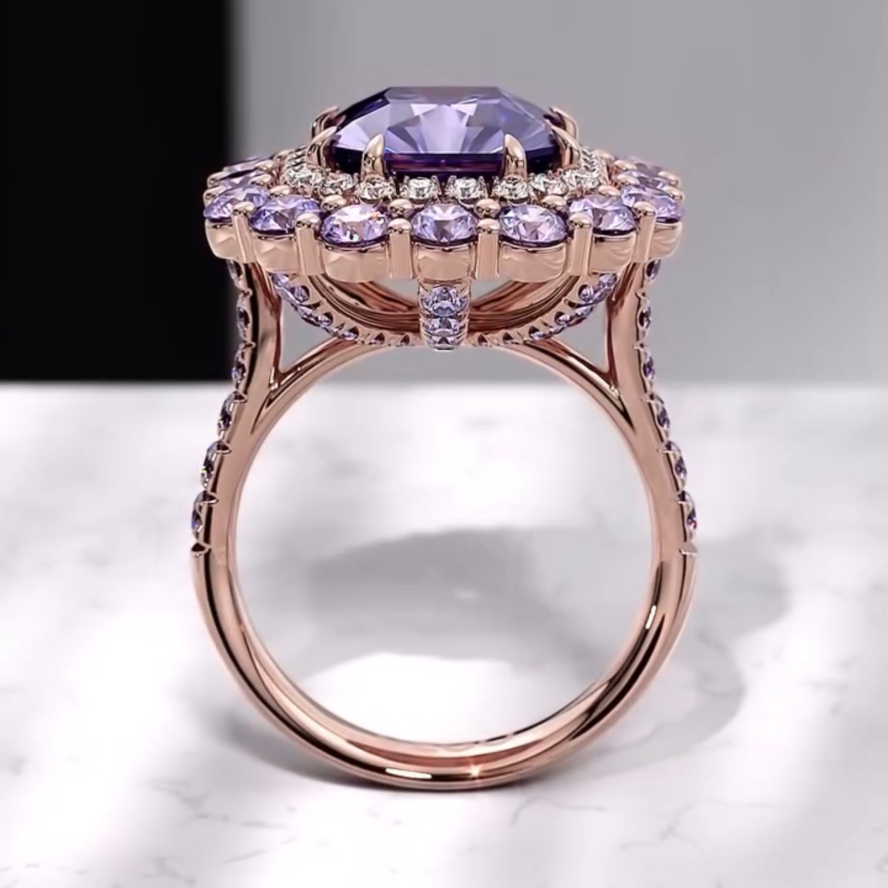 Imperial Amethyst (Ayarlanabilir Yüzük)