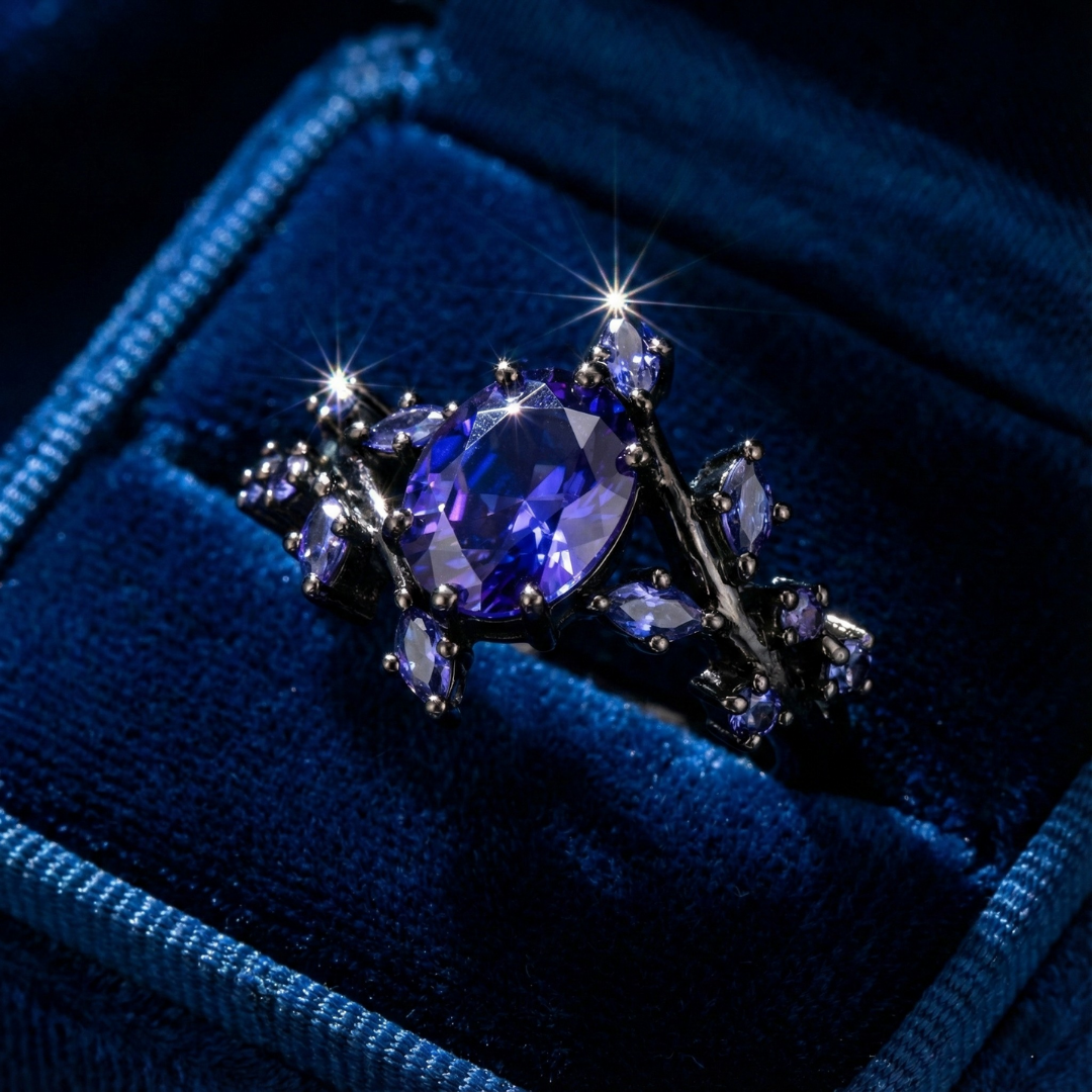 Sapphire Blaze (Ayarlanabilir Yüzük)