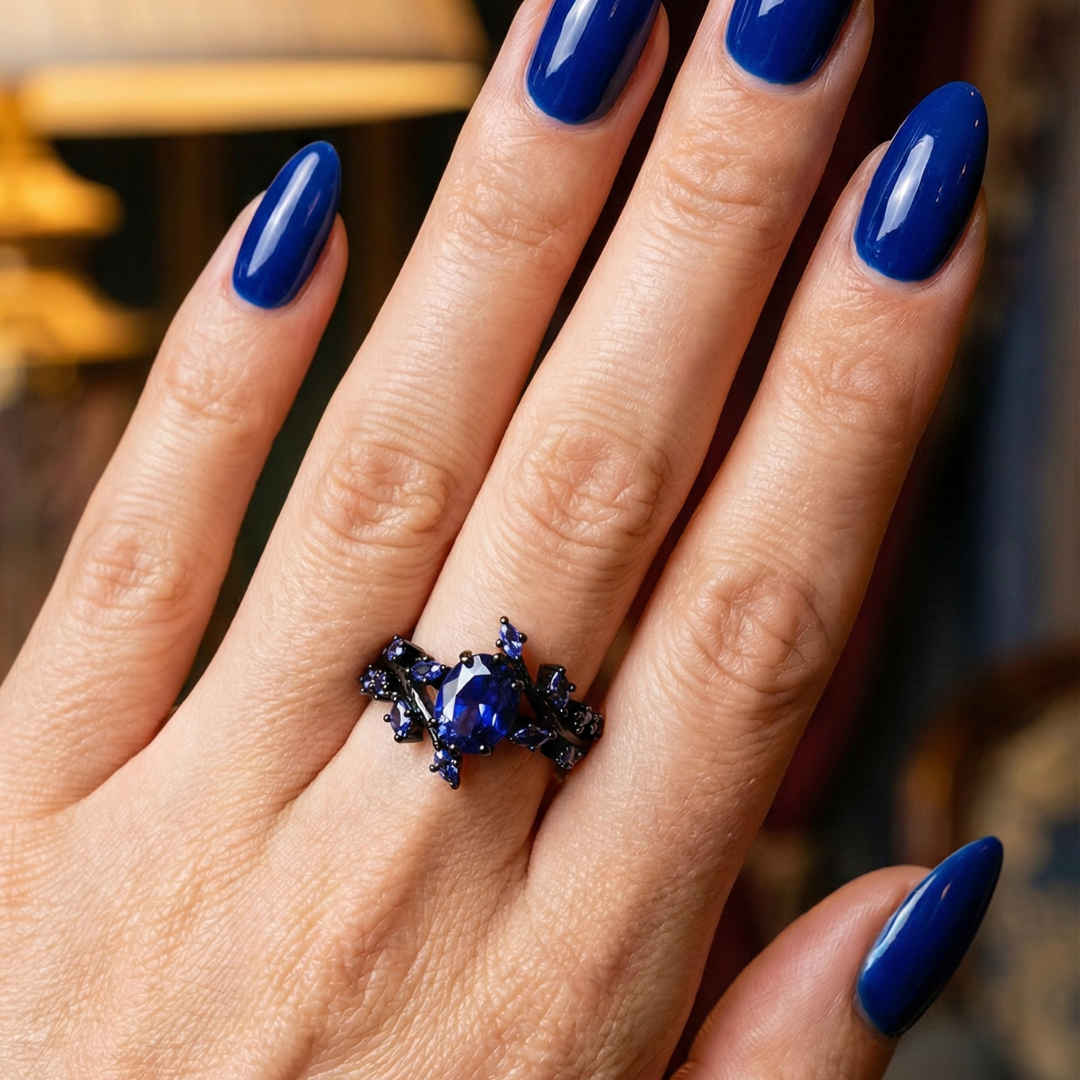 Sapphire Blaze (Ayarlanabilir Yüzük)