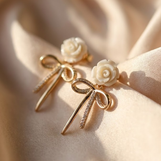 Şakayık Çiçeği Küpe