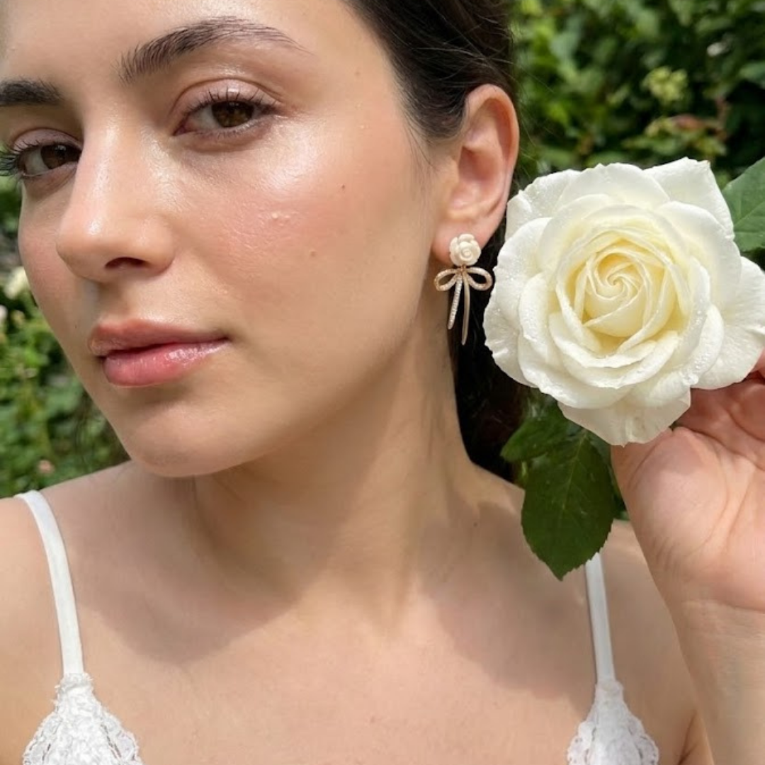 Şakayık Çiçeği Küpe