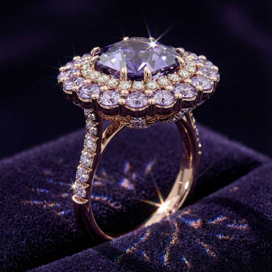 Imperial Amethyst (Ayarlanabilir Yüzük)