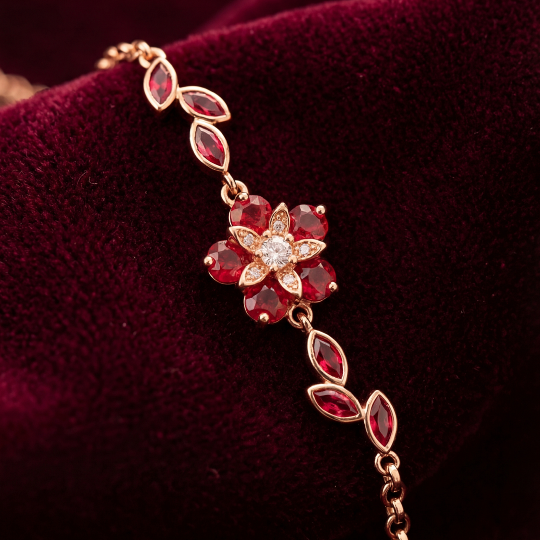 Bracciale rubino