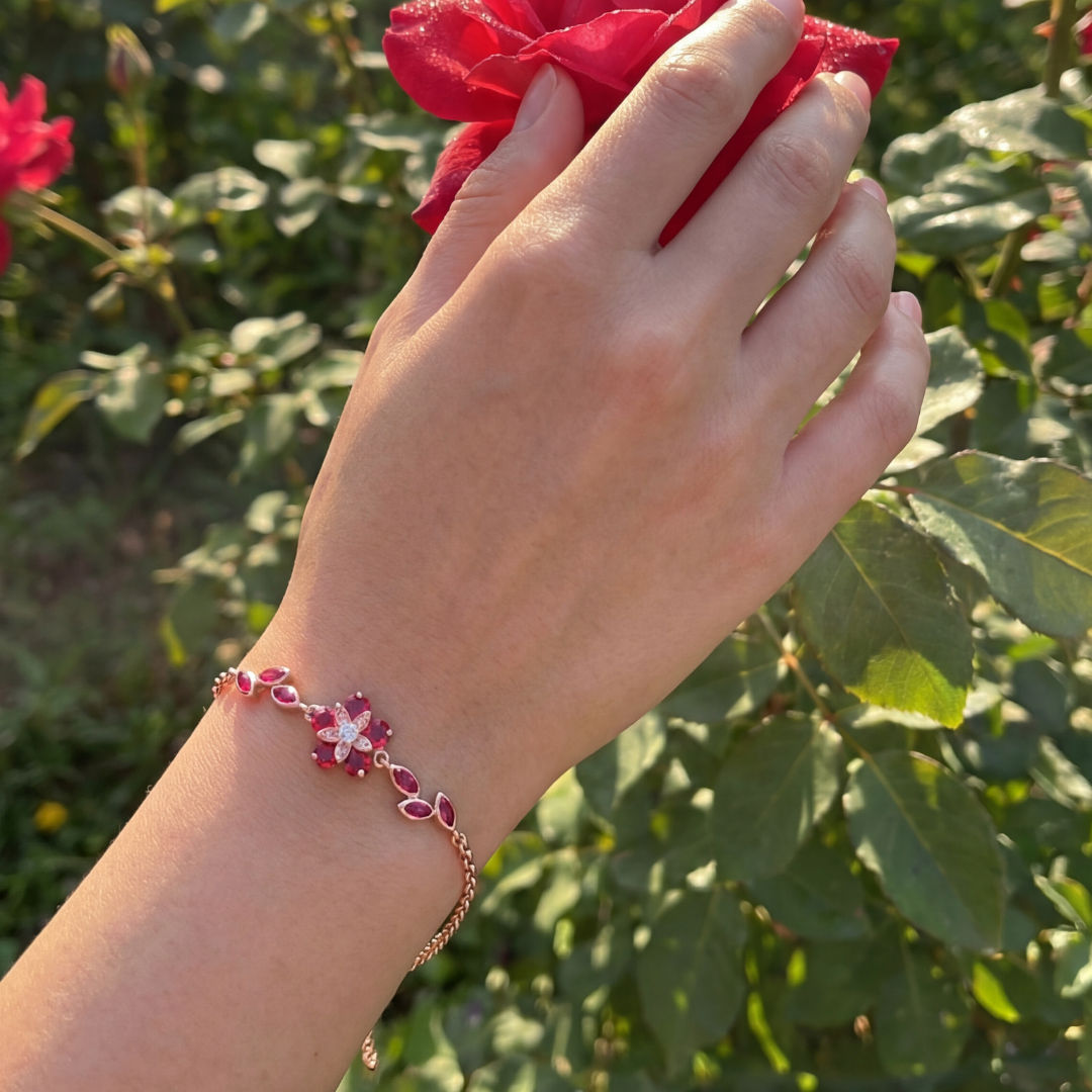 Bracciale rubino