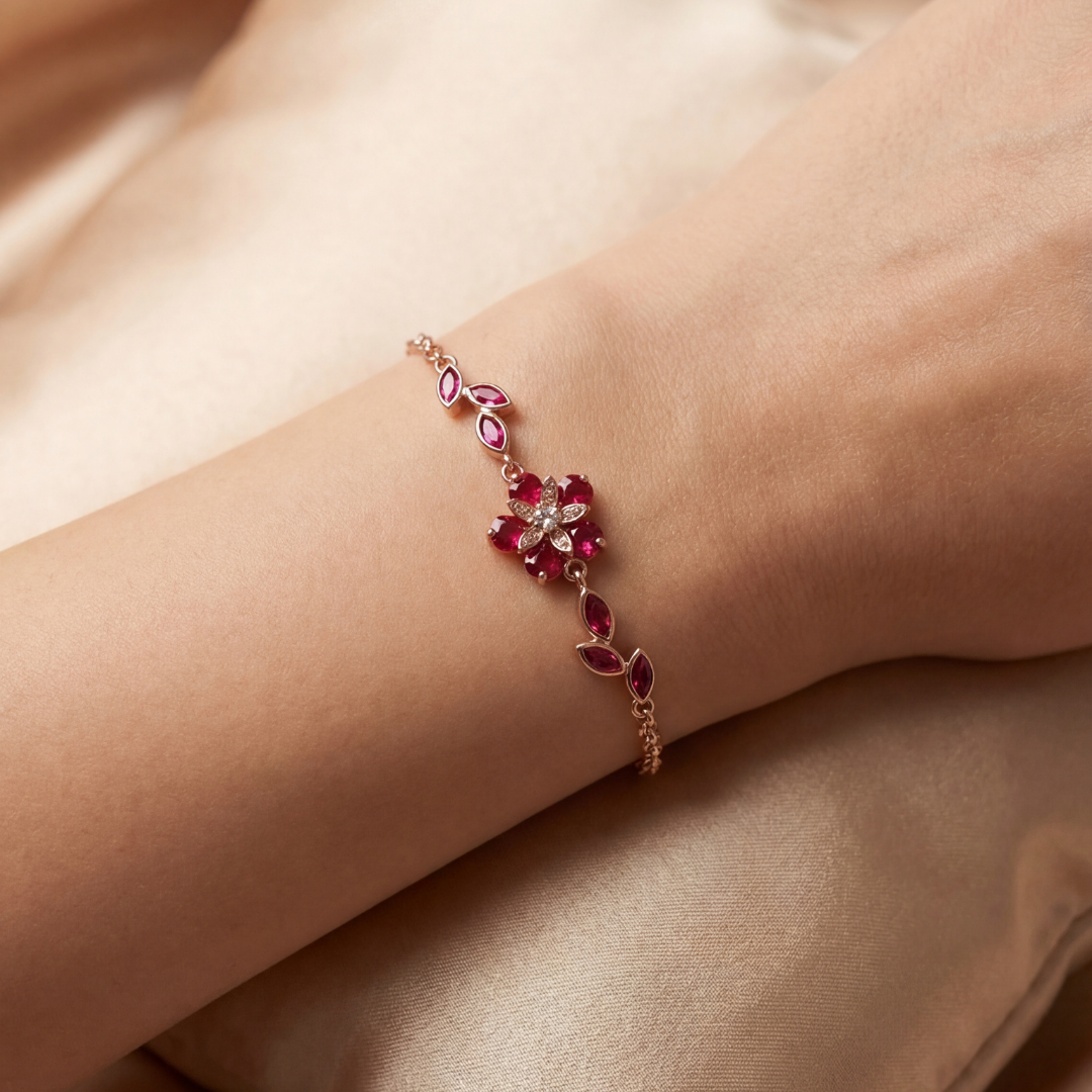 Bracciale rubino