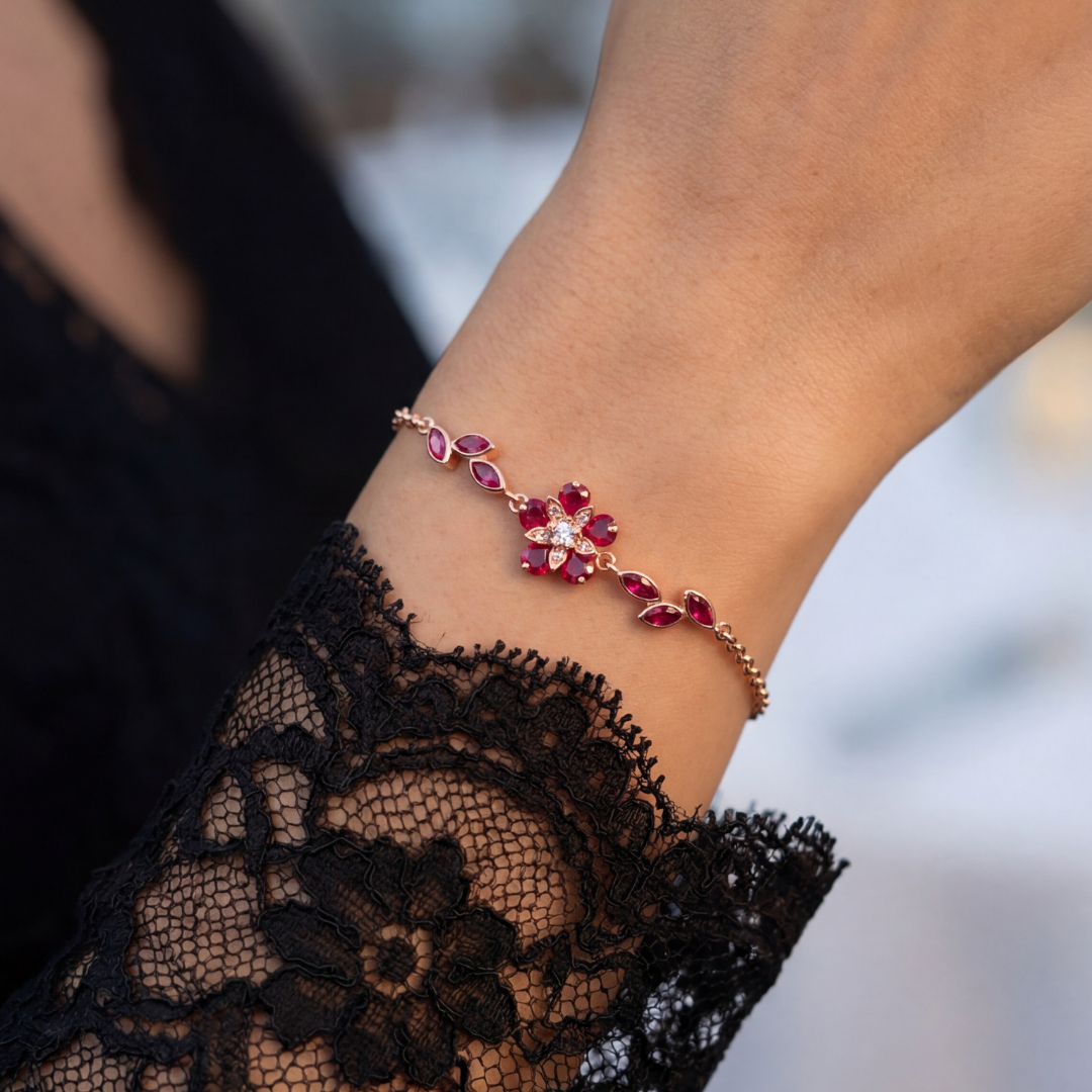 Bracciale rubino