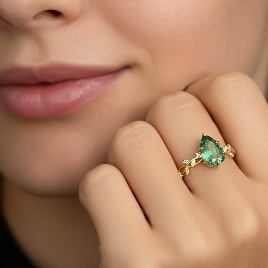 Emerald Grove (Ayarlanabilir Yüzük)