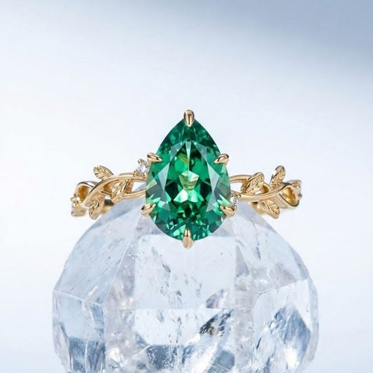 Emerald Grove (Ayarlanabilir Yüzük)