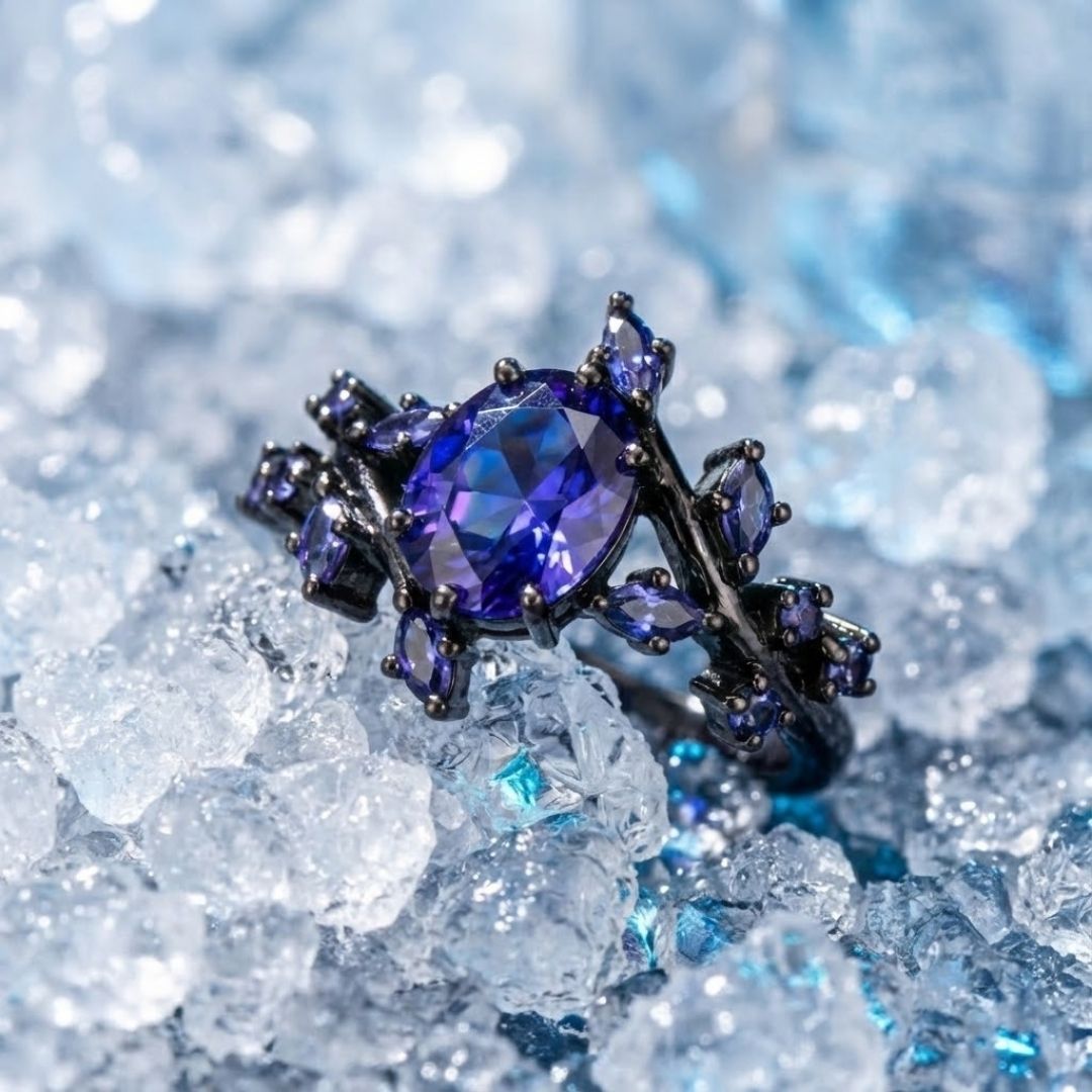 Sapphire Blaze (Ayarlanabilir Yüzük)