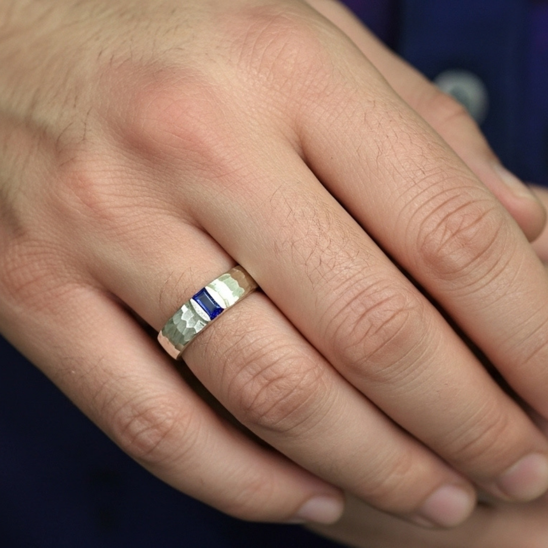 Golden Blaze Man (Ayarlanabilir Yüzük)