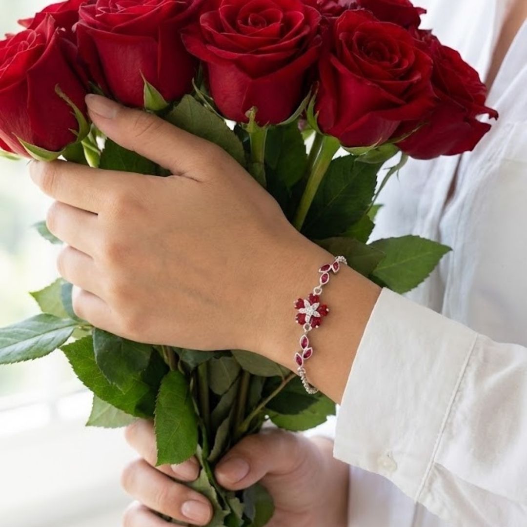 Bracciale rubino