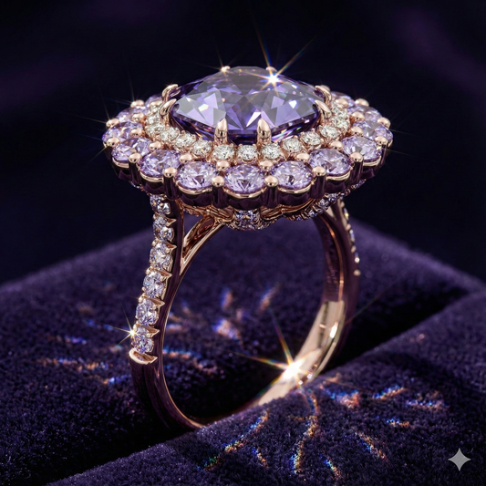 Imperial Amethyst (Ayarlanabilir Yüzük)