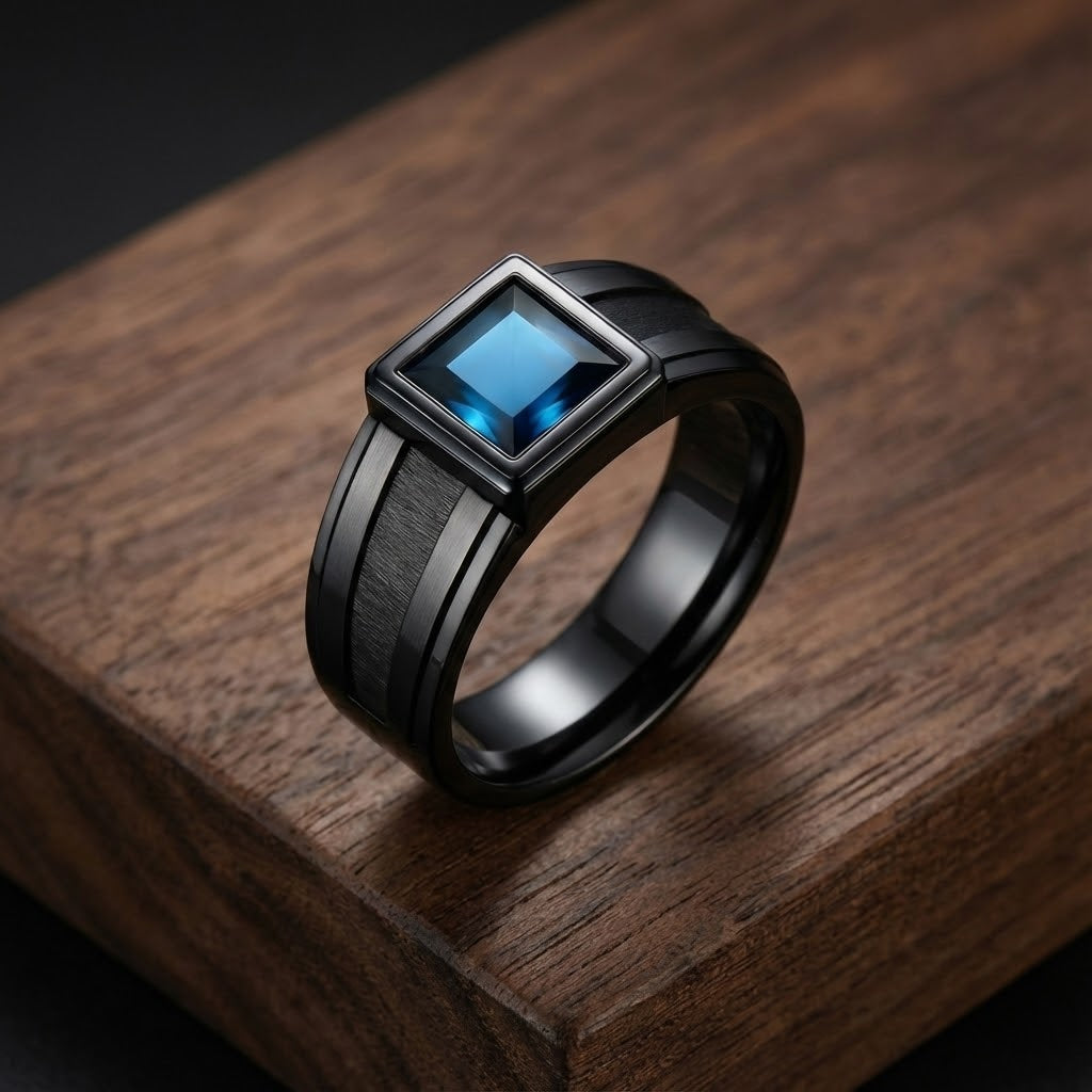 Sapphire Man (Ayarlanabilir Yüzük)